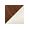 Walnut with ivory leather 